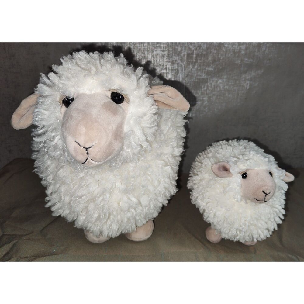 Jellycat Rare & Retired Rolbie Sheep Cream 8" & 15" Plush Toys